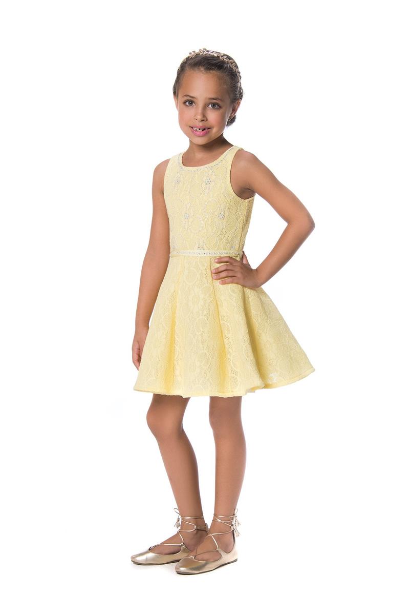 Vestido amarelo petit cherie 2025